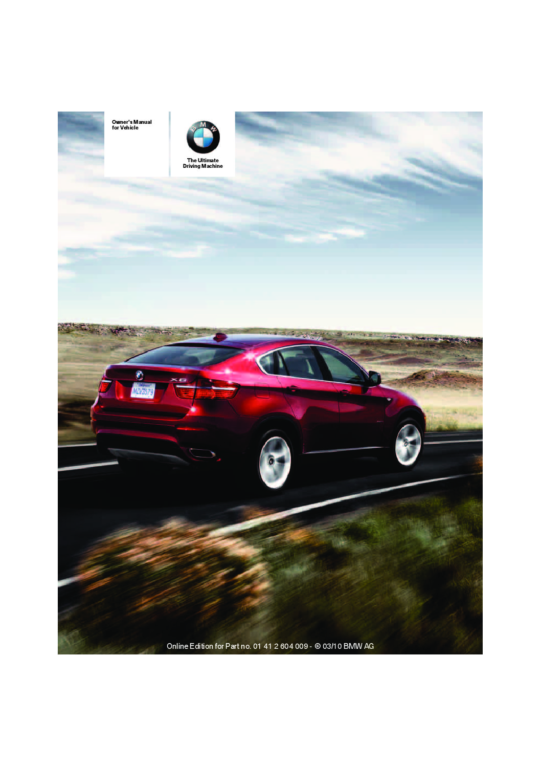 2020 bmw x6 owners manual